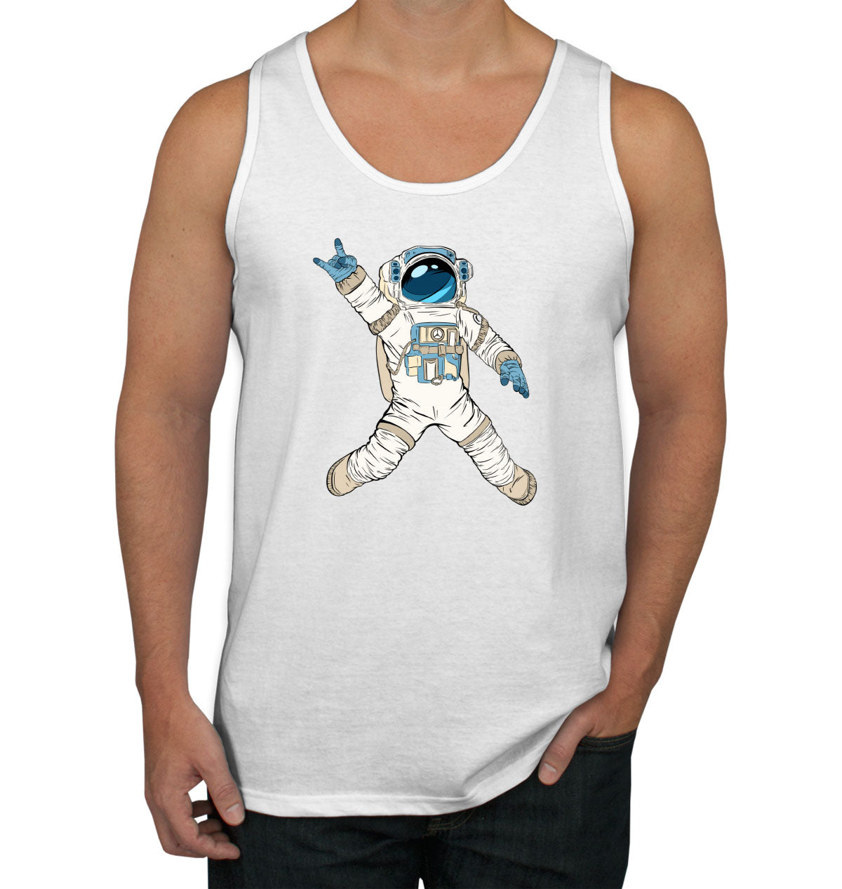 Astro Rock Music Men's Tank Top