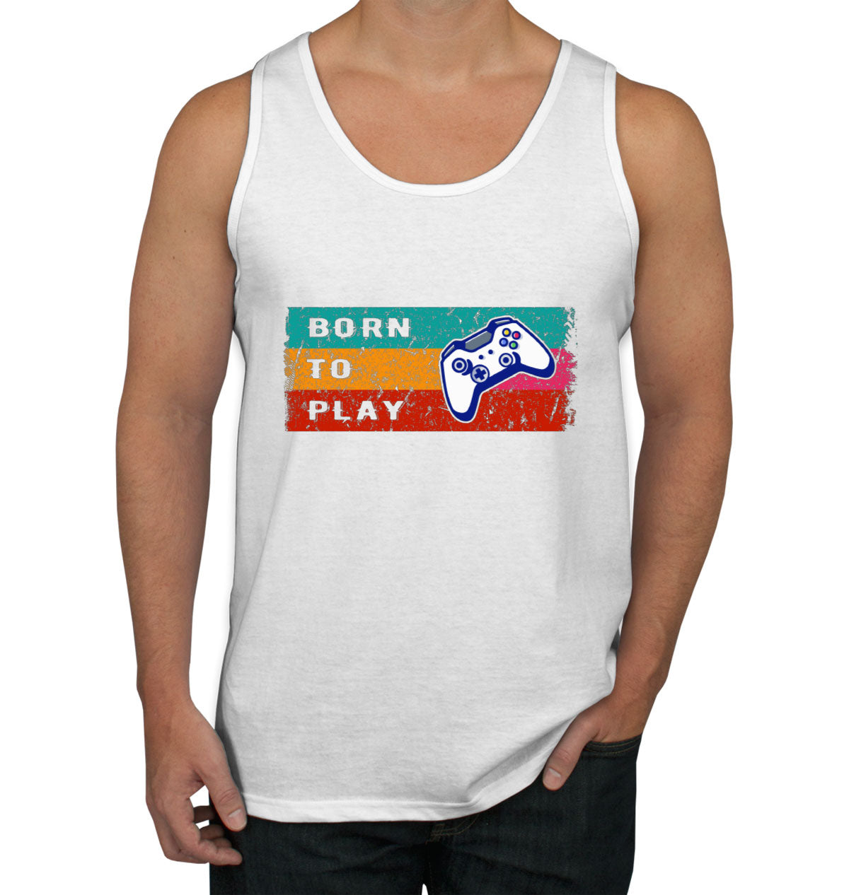 Born To Play Game Men's Tank Top