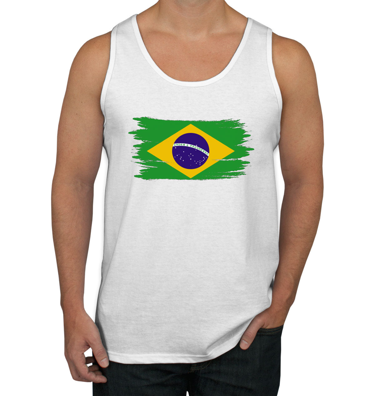 Brazil Flag Men's Tank Top