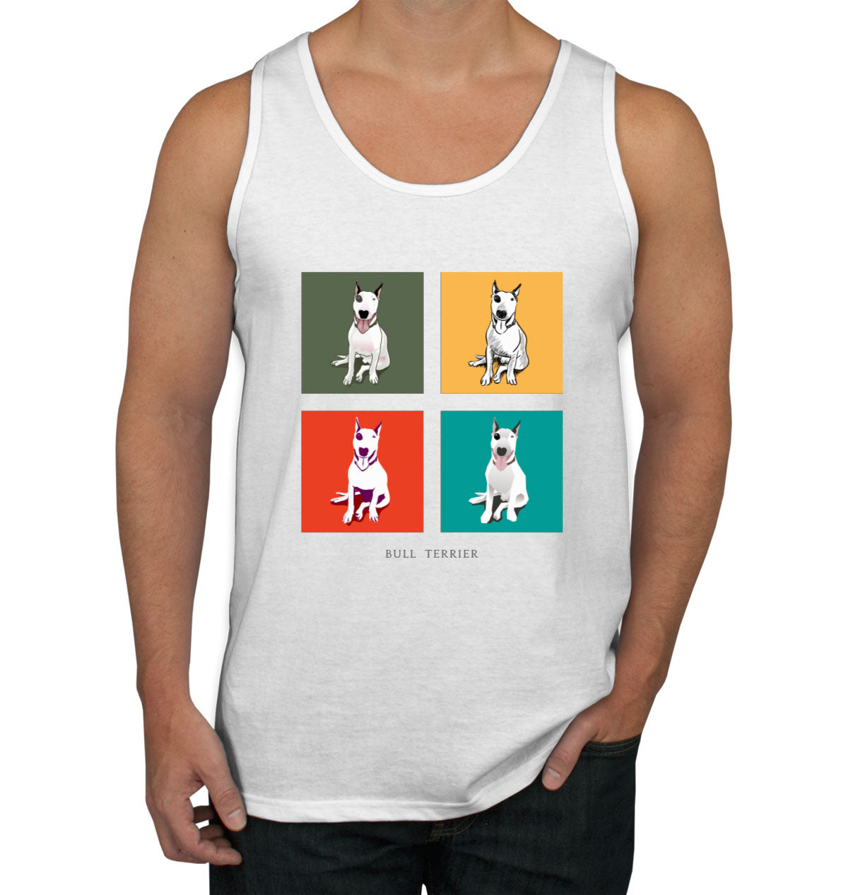 Bull Terrier Dog Men's Tank Top