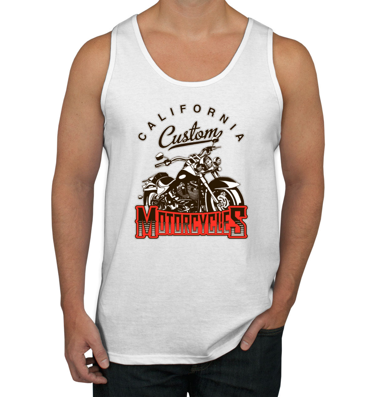 California Custom Motorcycles Men's Tank Top