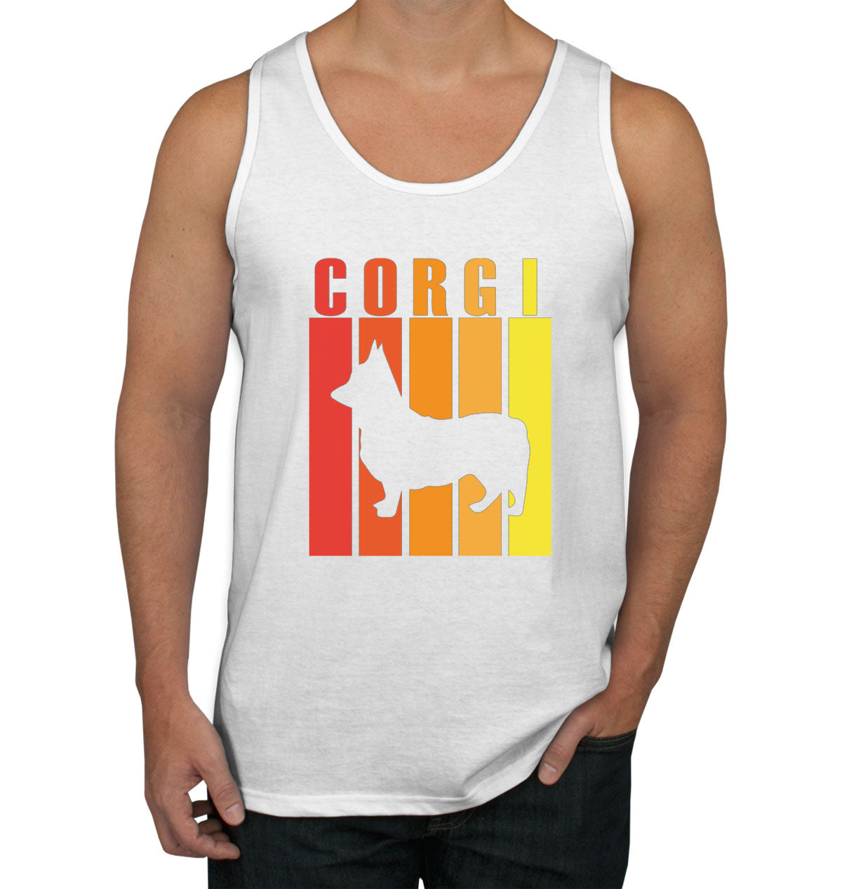 Pembroke Welsh Corgi Dog Men's Tank Top
