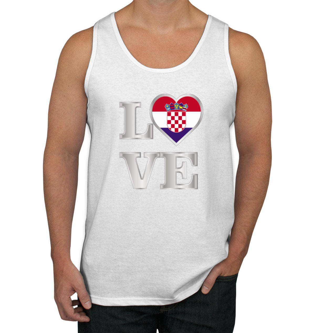 Croatia Love Men's Tank Top