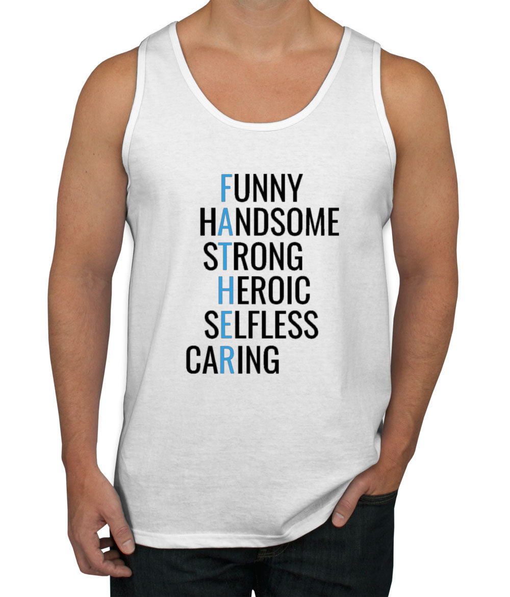 Father Acrostic Poem Men's Tank Top