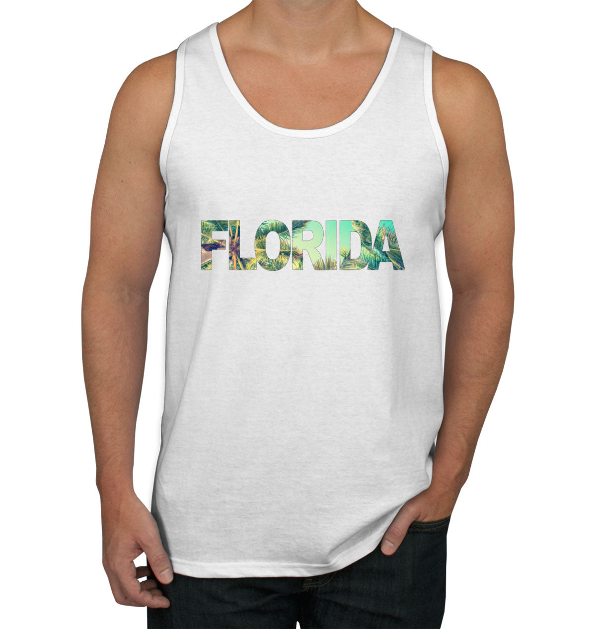 Florida Typography Men's Tank Top