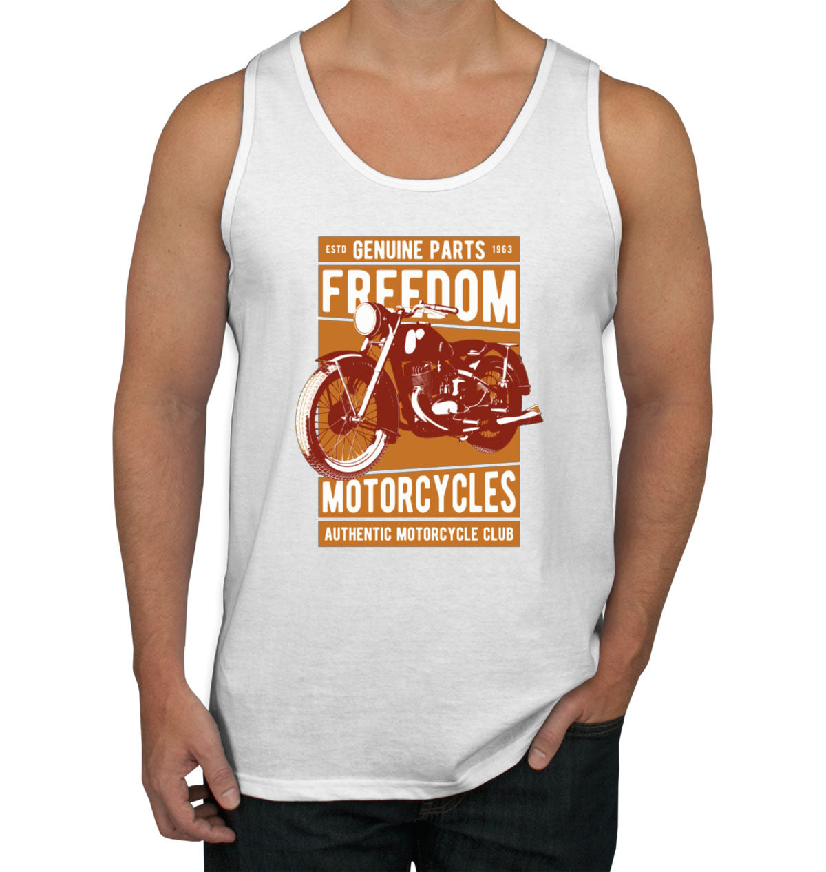 Freedom Motorcycles Men's Tank Top