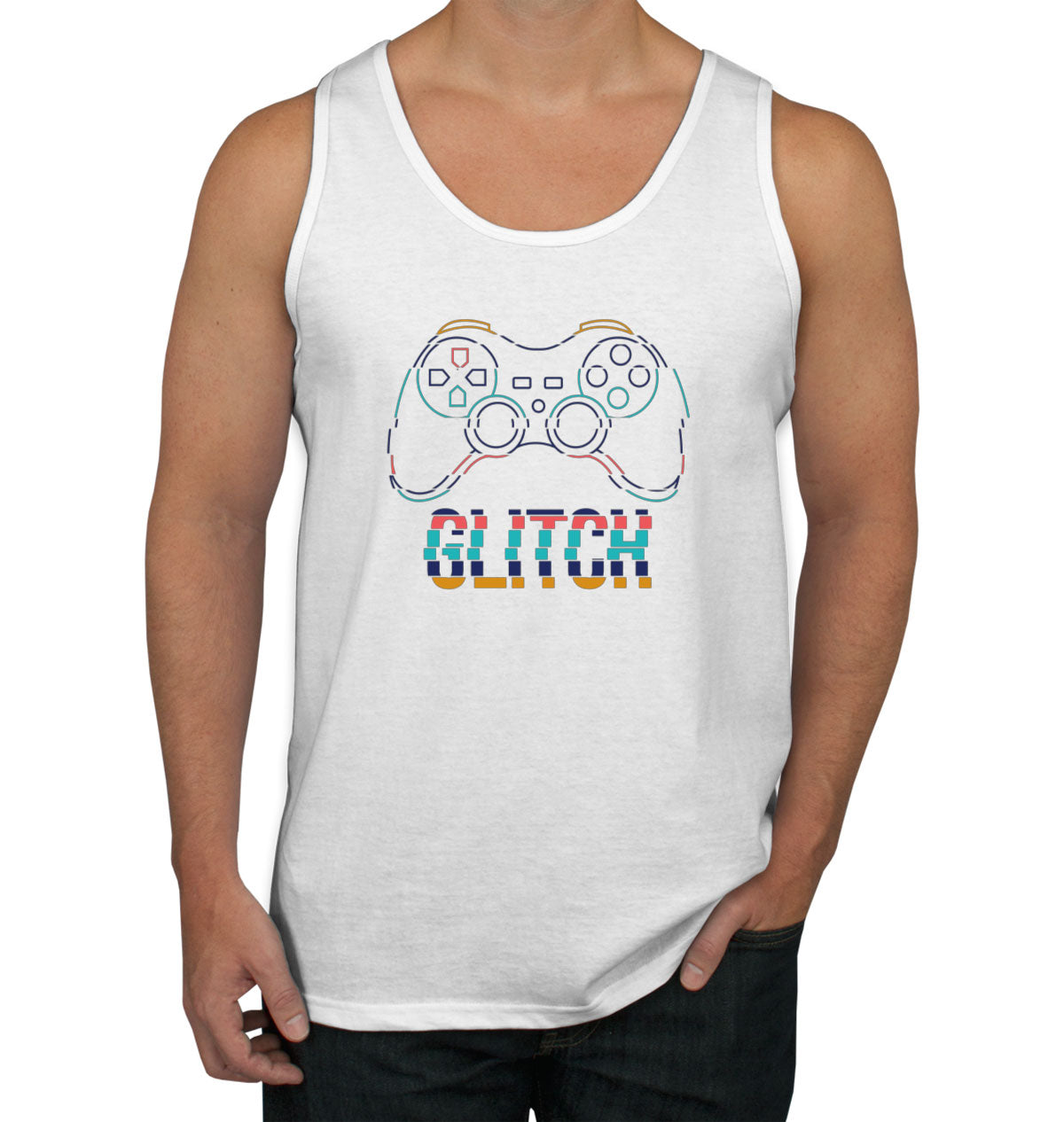 Game Glitch Men's Tank Top