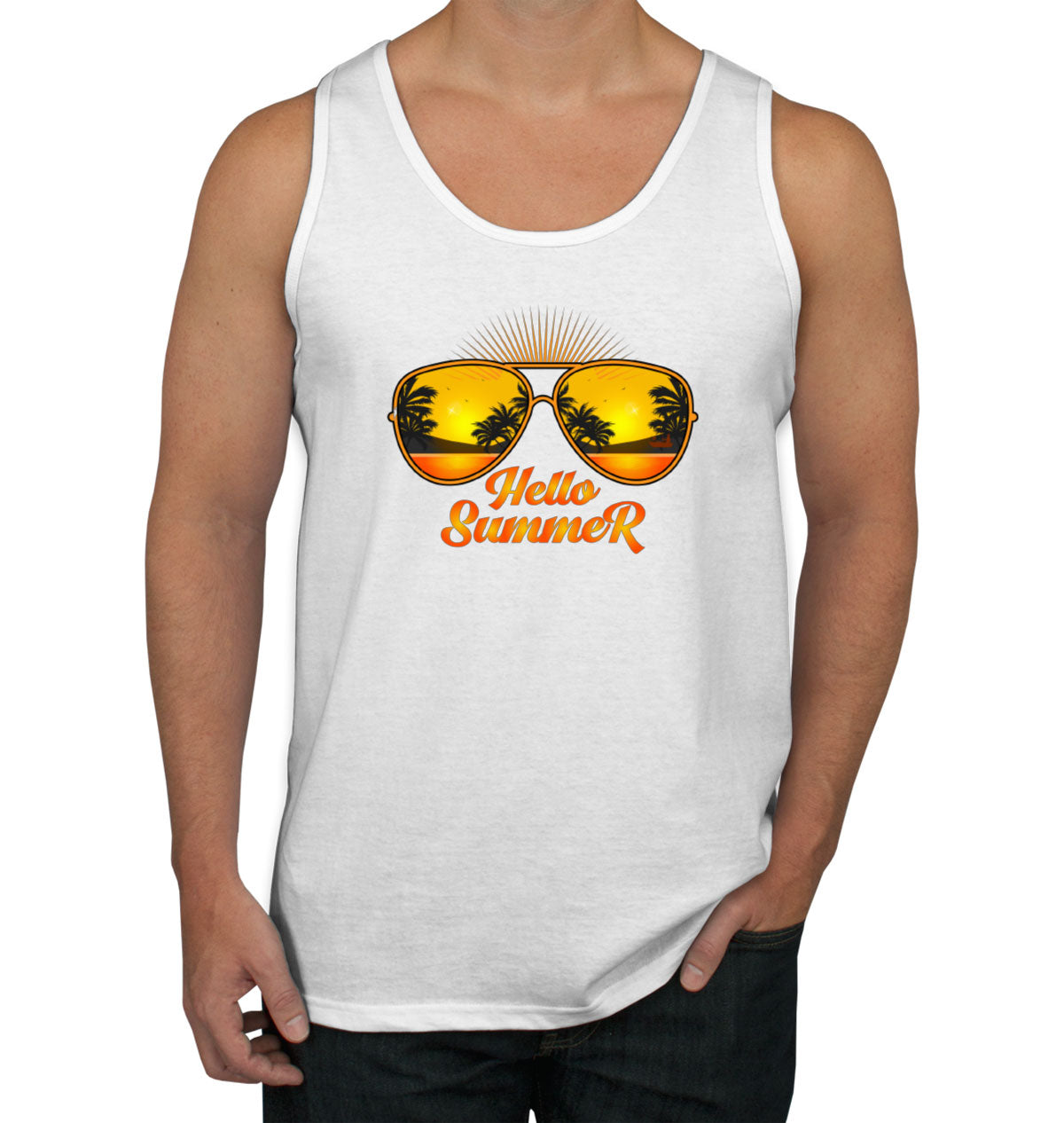 Hello Summer Men's Tank Top