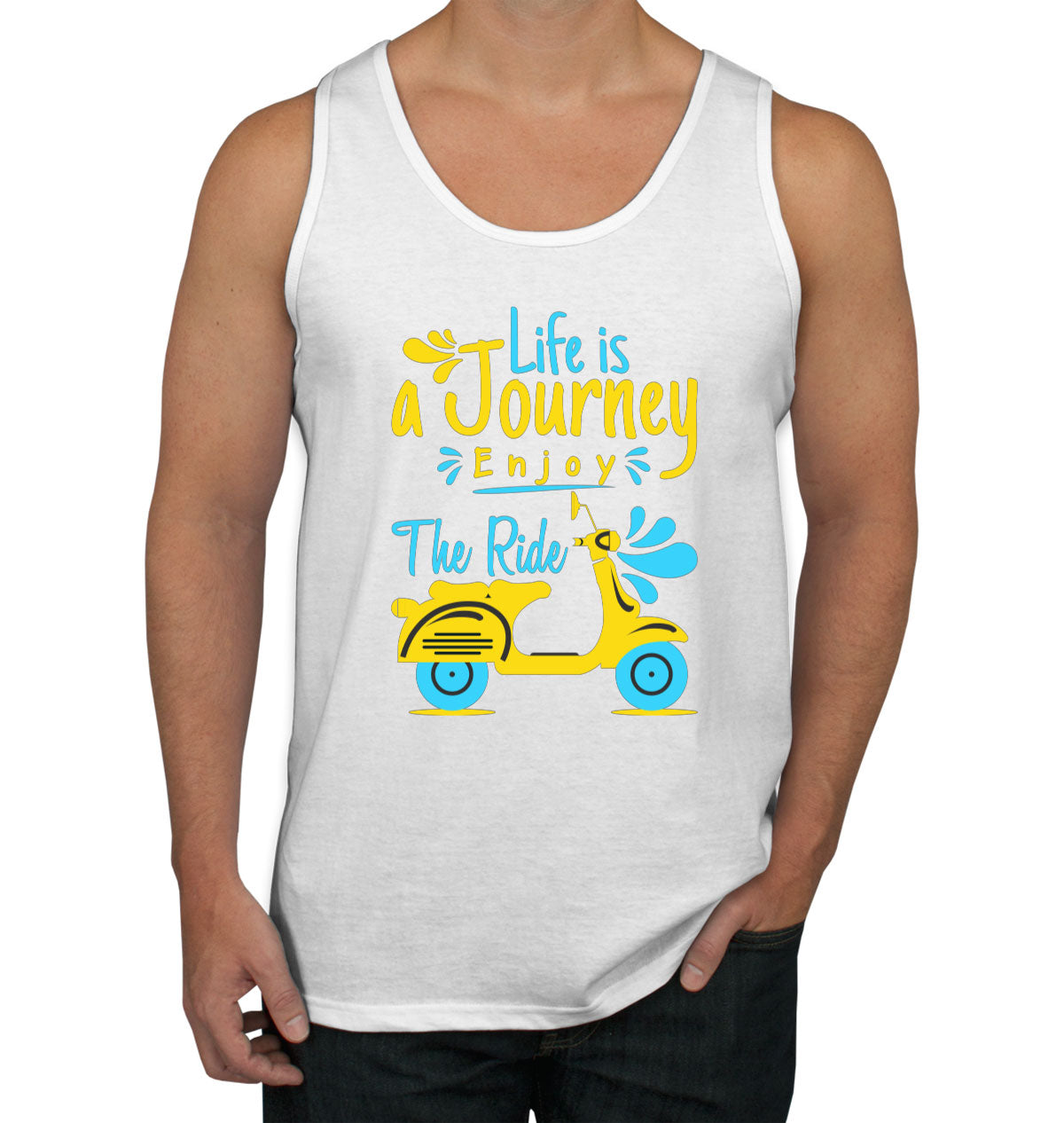 Life Is Journey Enjoy The Ride Men's Tank Top