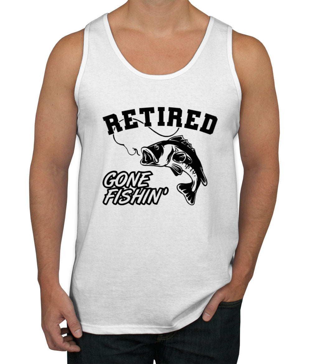 Retired, Gone Fishing Men's Tank Top