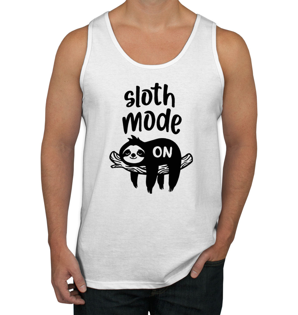 Sloth Mode On Men's Tank Top