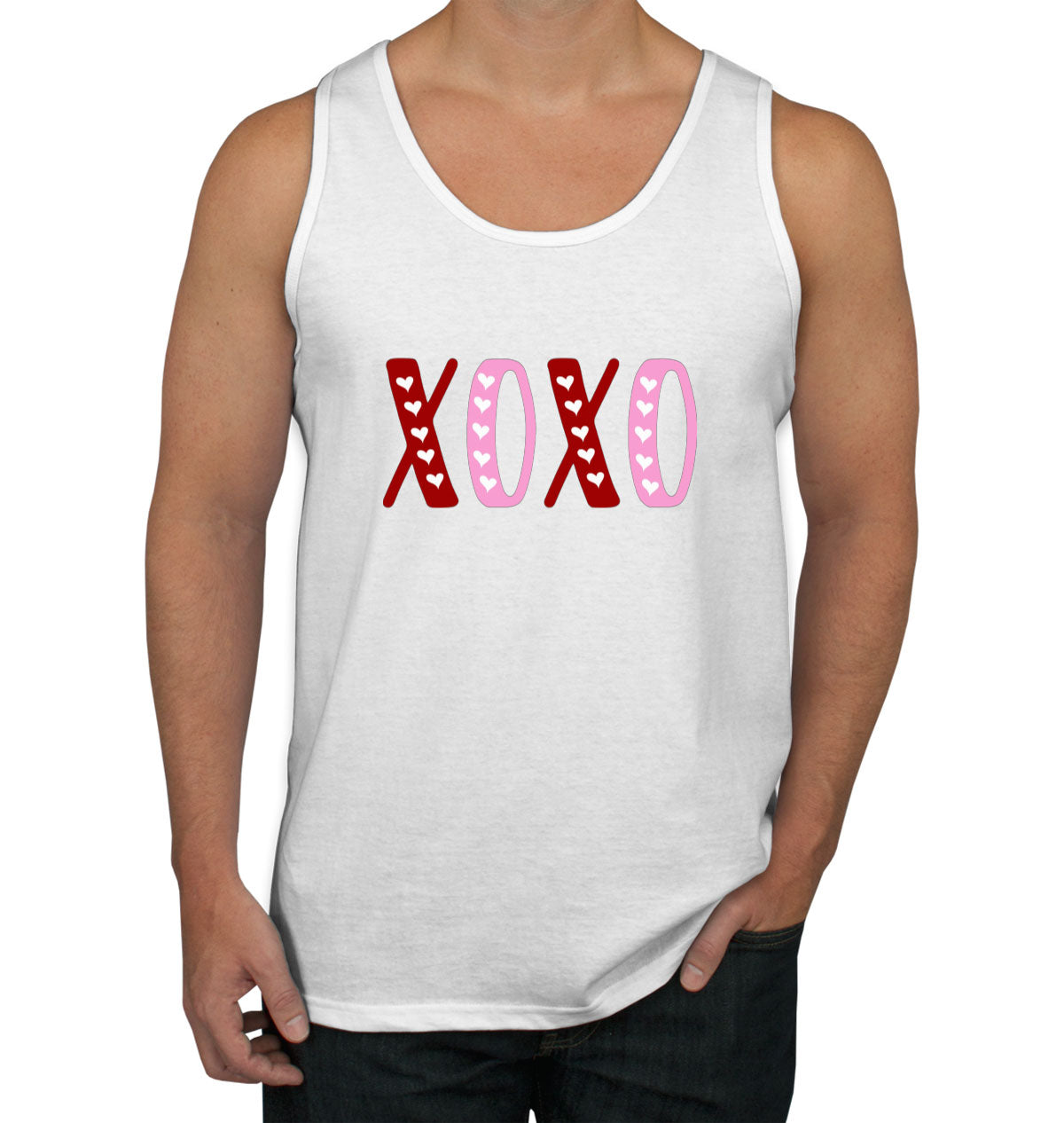 XOXO Love Valentine's Day Men's Tank Top