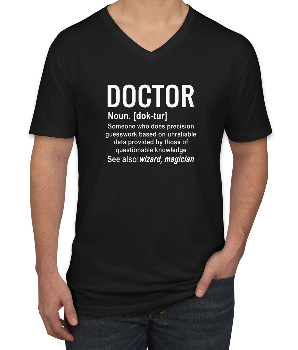 Doctor Definition Men's V Neck T-shirt