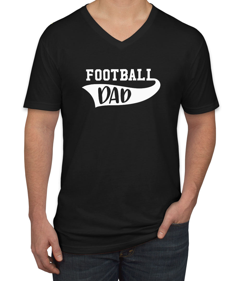 Football Dad Men's V Neck T-shirt