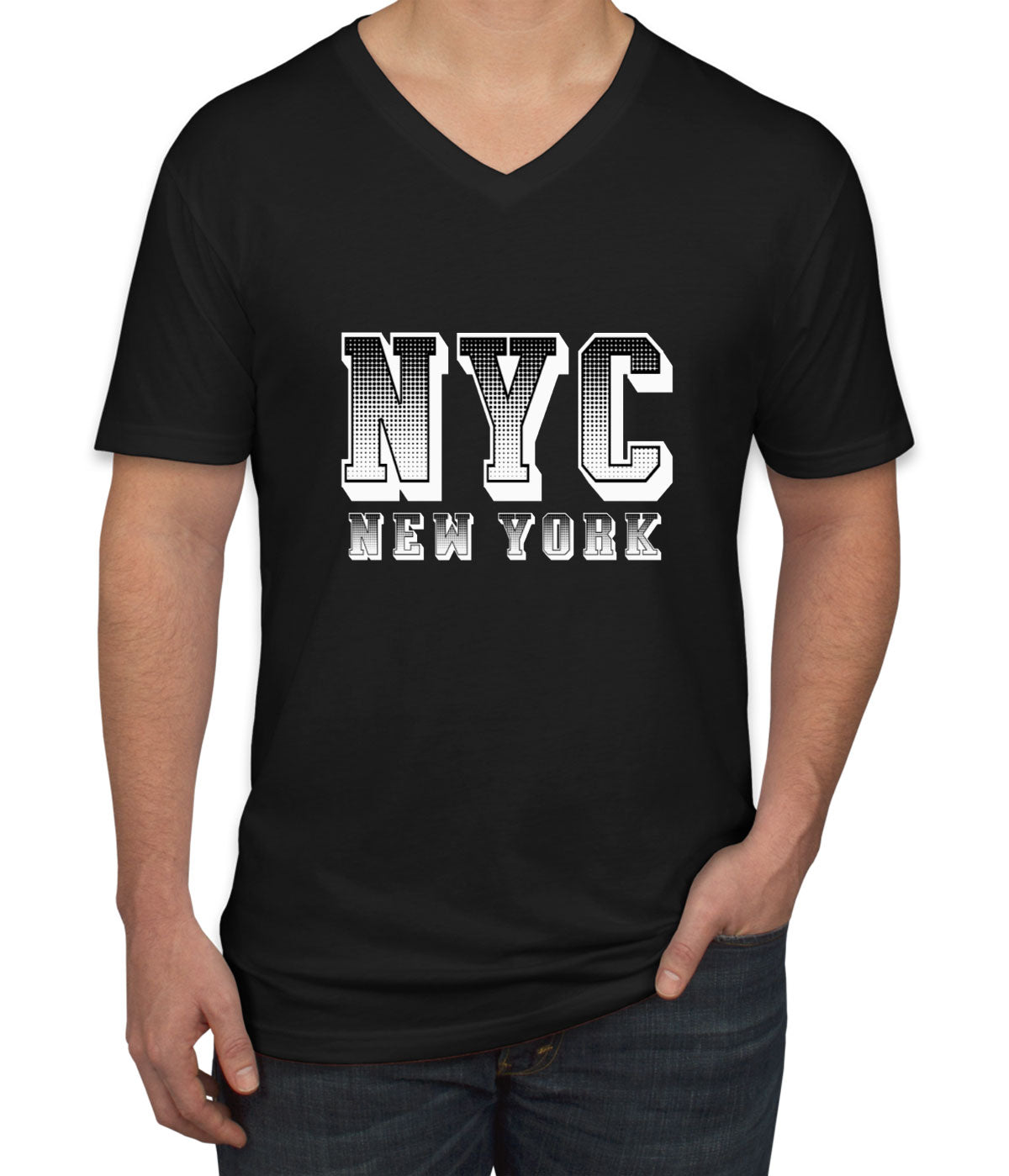 NYC New York City Men's V Neck T-shirt