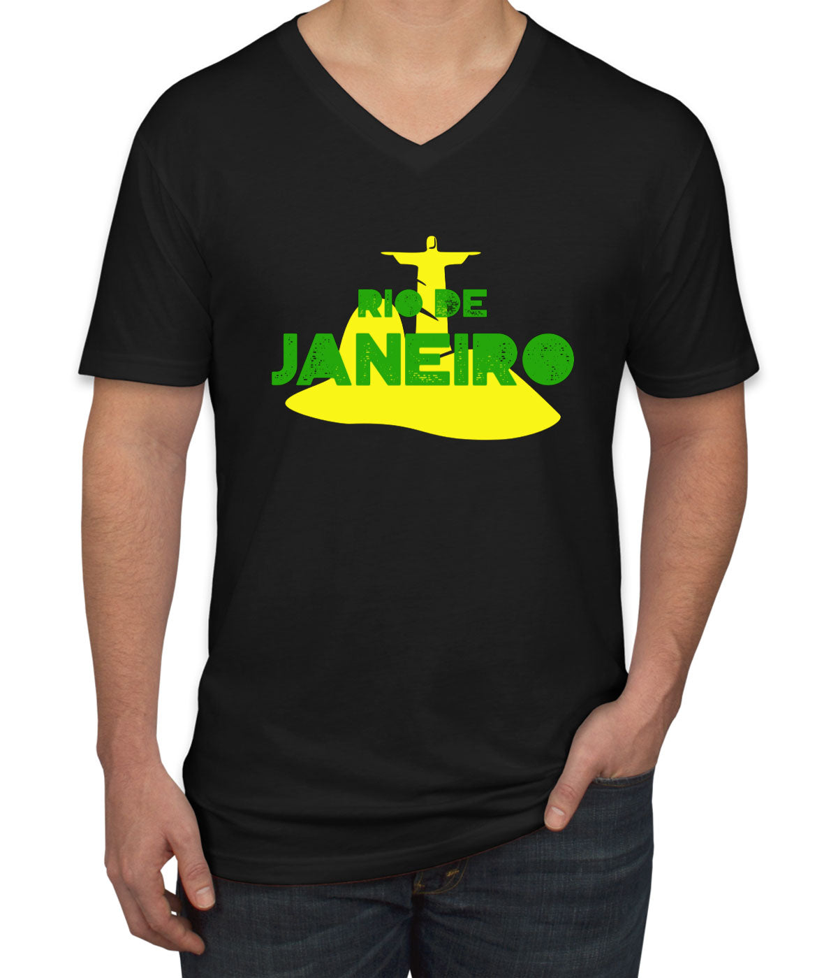 Rio De Janeiro Men's V Neck T-shirt