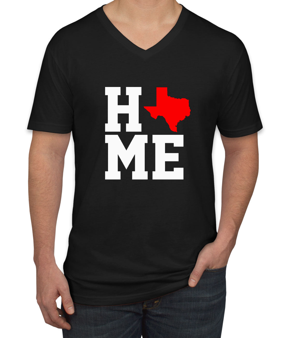 Texas Home Men's V Neck T-shirt