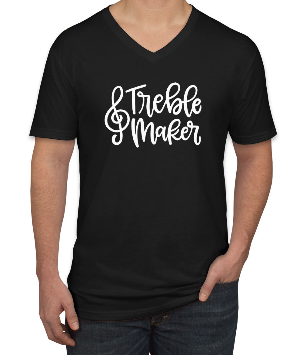 Treble Maker Men's V Neck T-shirt