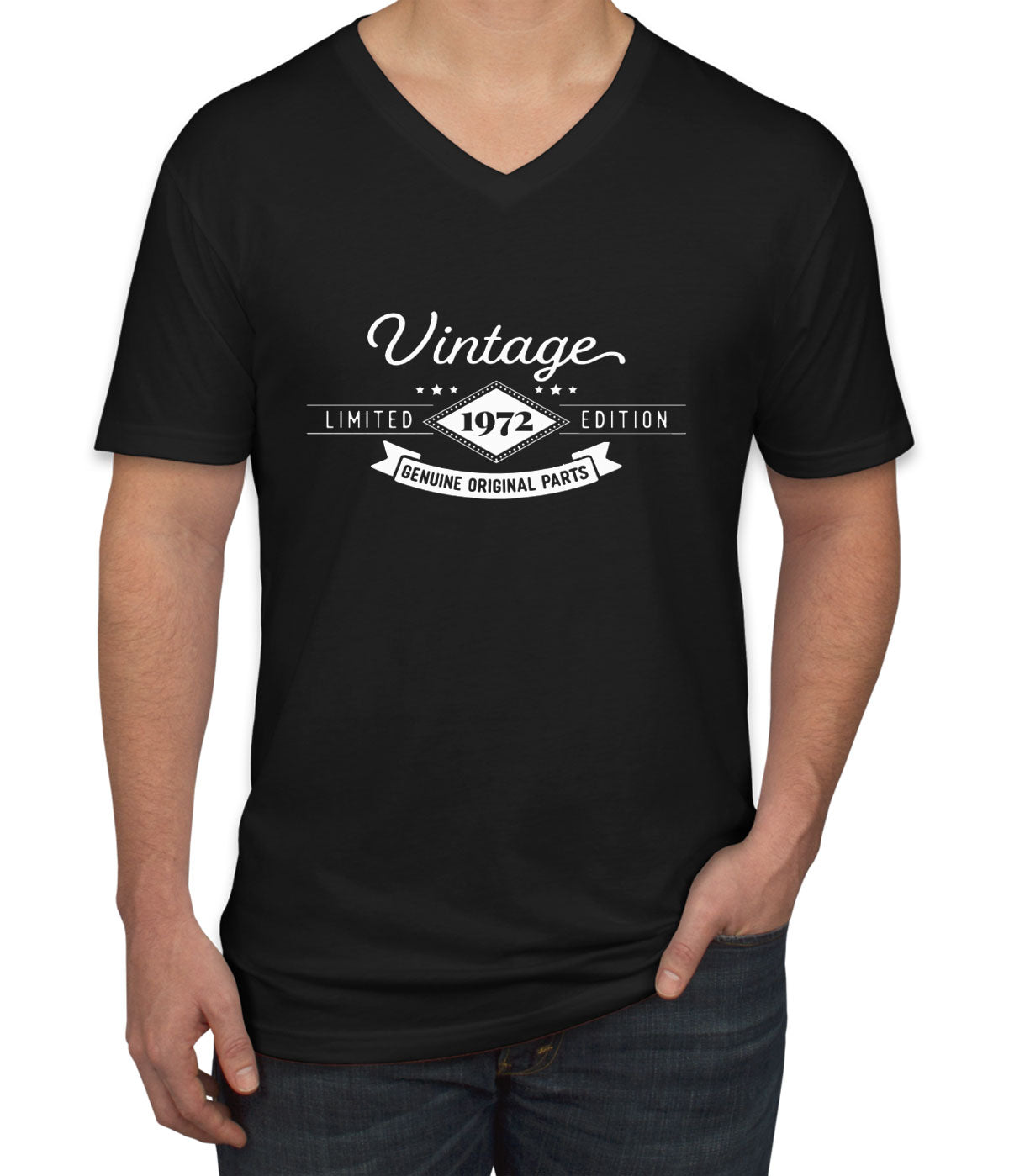 Vintage Limited Edition [Custom Year] Birthday Men's V Neck T-shirt