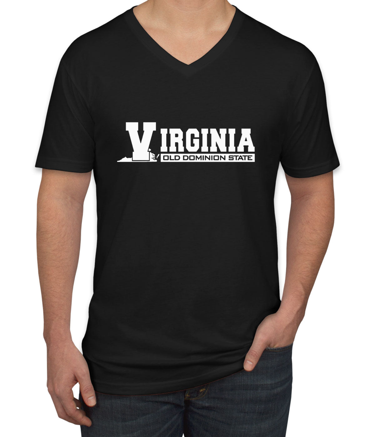 Virginia Old Dominion State Men's V Neck T-shirt