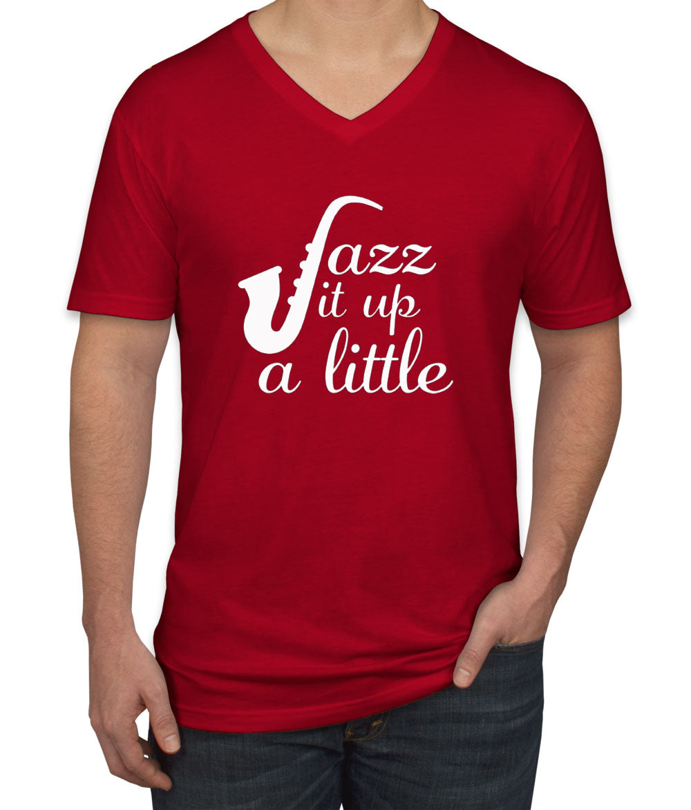 Jazz It Up A Little Men's V Neck T-shirt