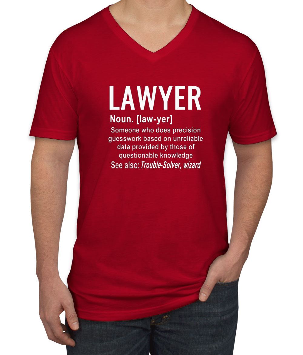 Lawyer Definition Men's V Neck T-shirt