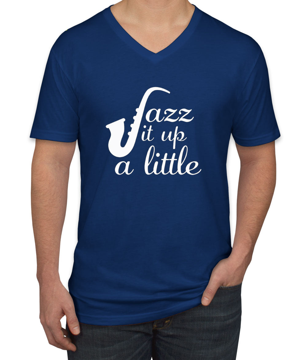 Jazz It Up A Little Men's V Neck T-shirt