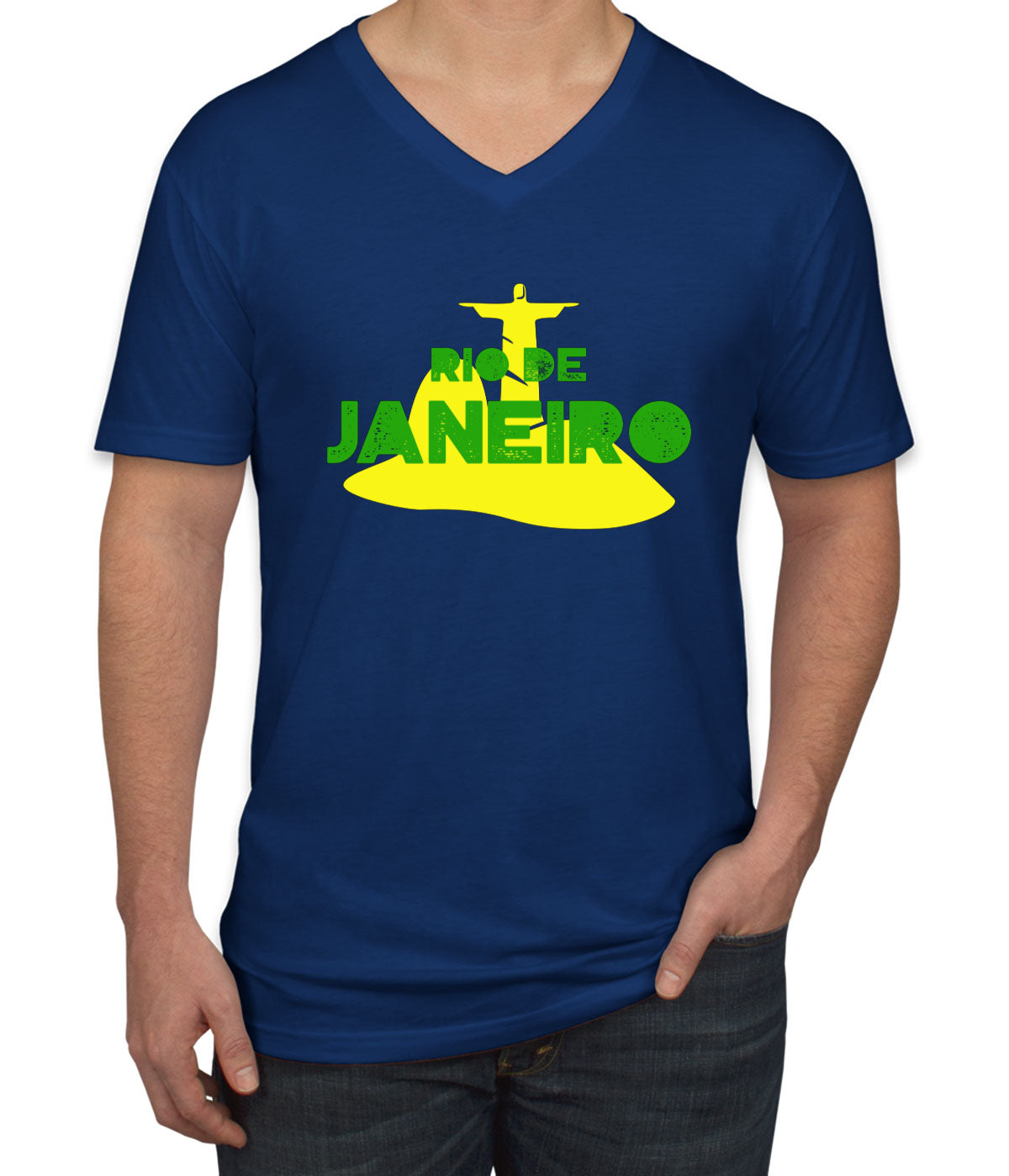 Rio De Janeiro Men's V Neck T-shirt