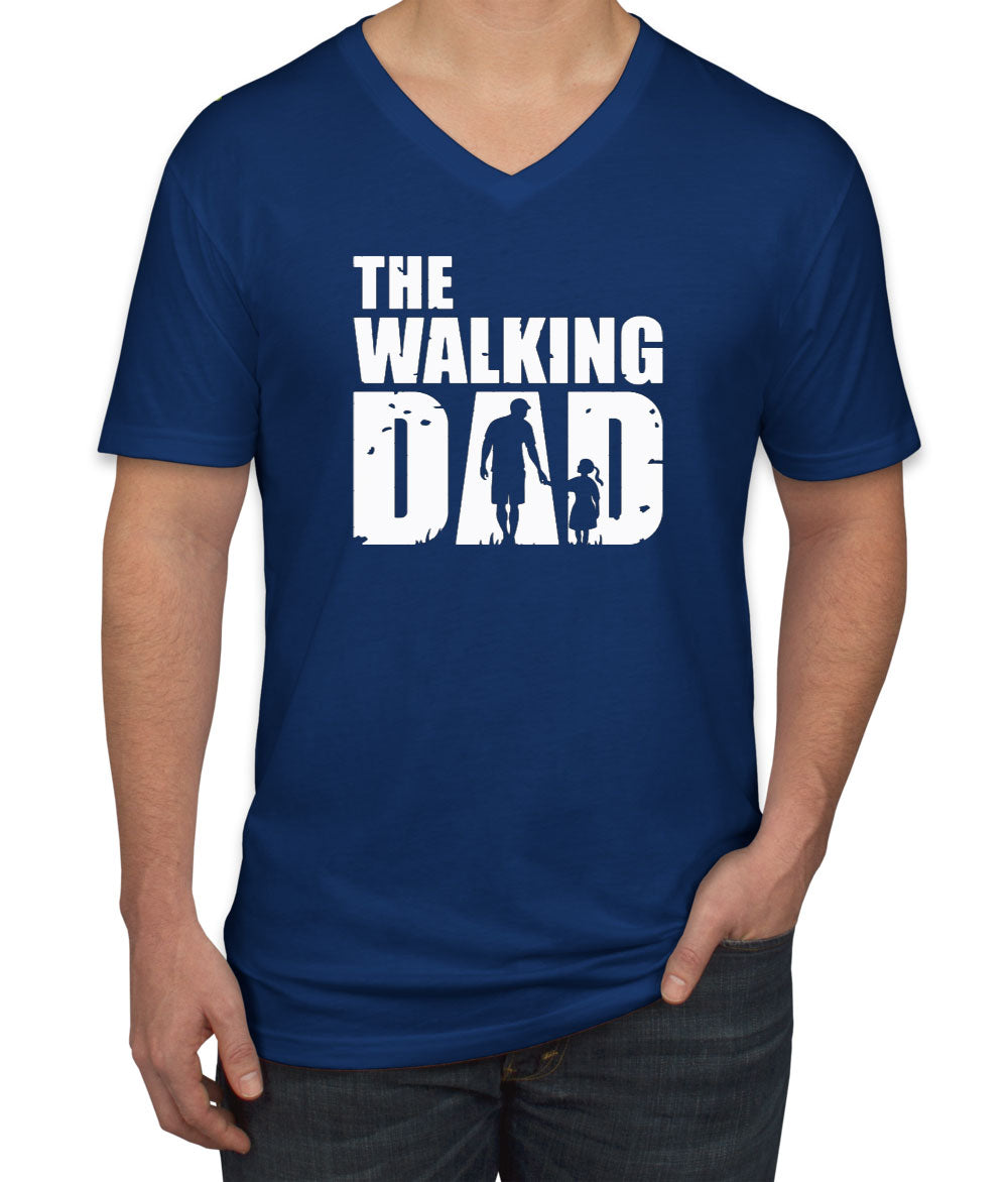 The Walking Dad Men's V Neck T-shirt