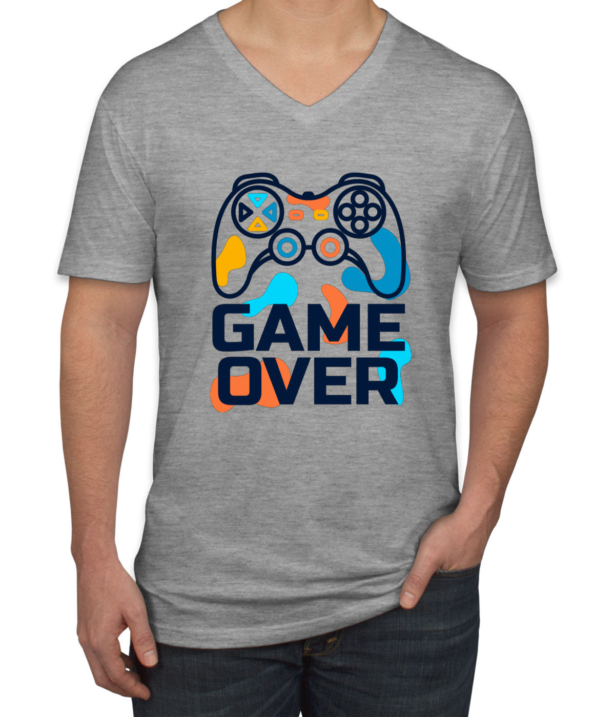 Game Over Men's V Neck T-shirt