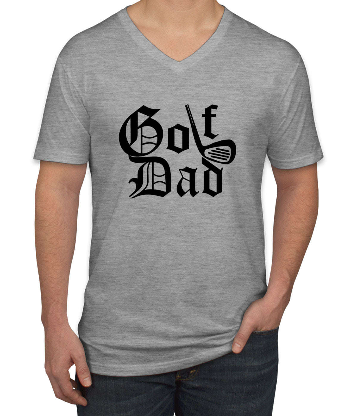 Golf Dad Men's V Neck T-shirt