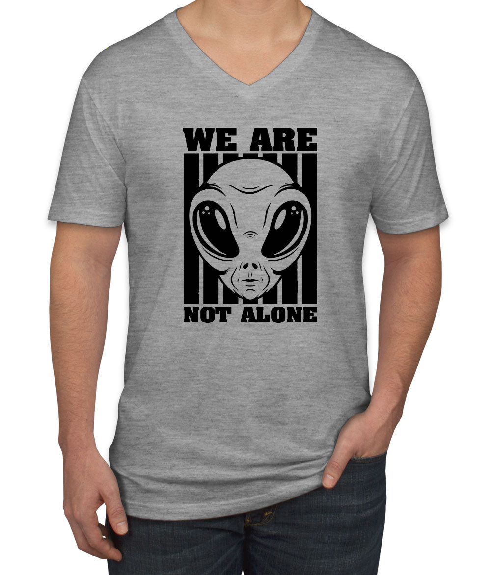 We Are Not Alone Men's V Neck T-shirt