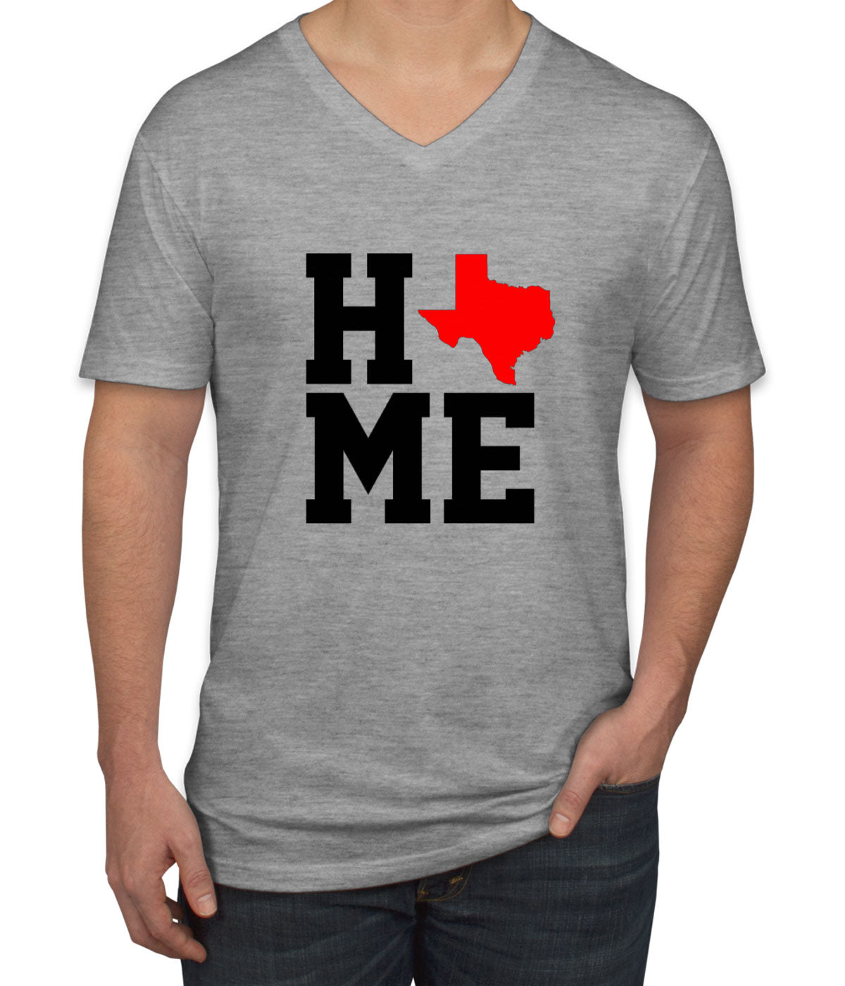 Texas Home Men's V Neck T-shirt