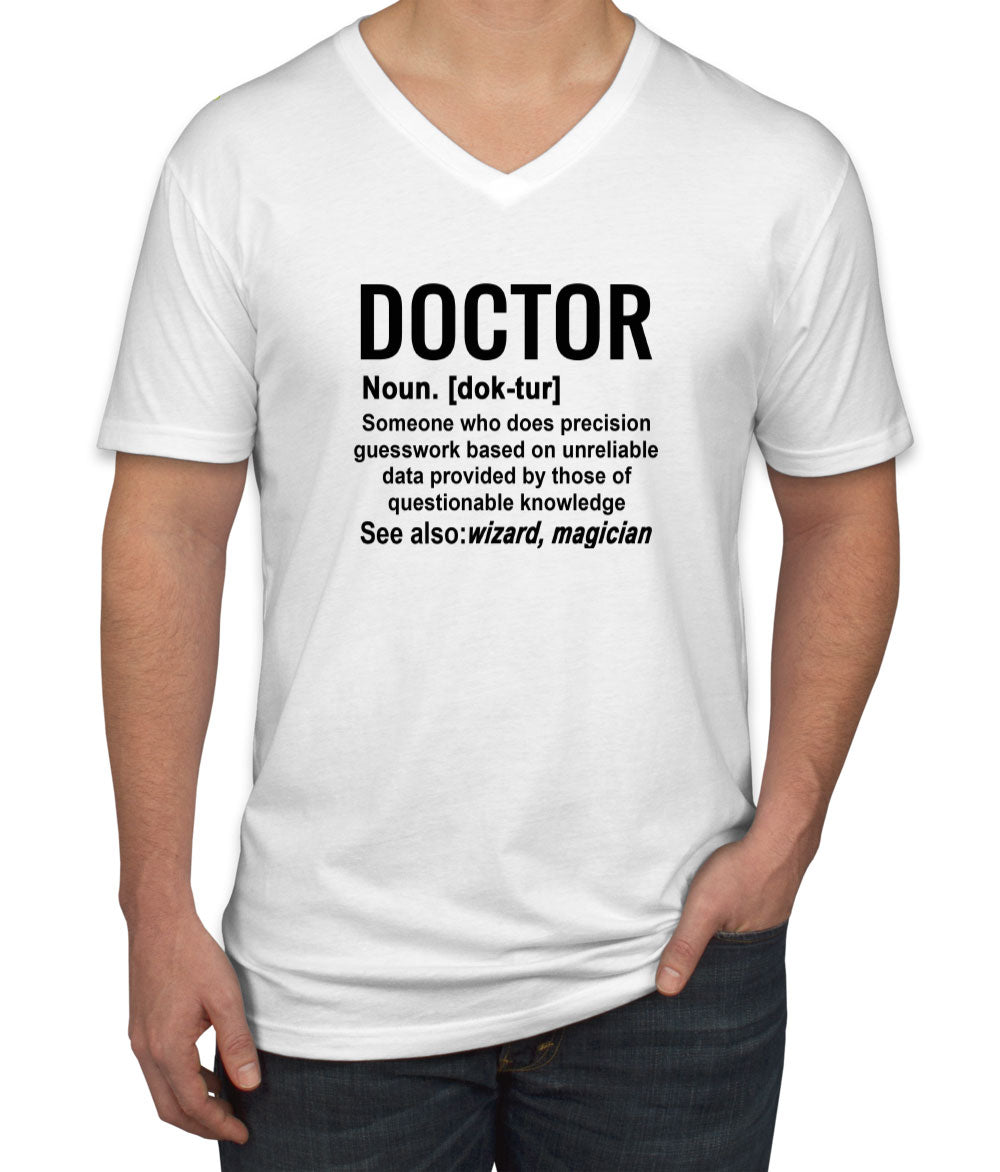 Doctor Definition Men's V Neck T-shirt