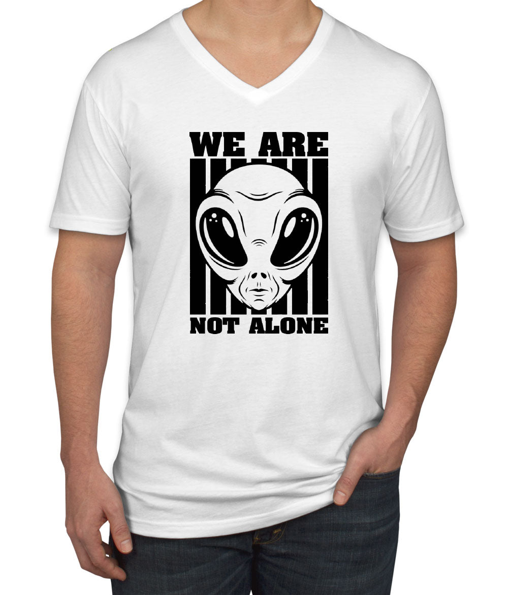 We Are Not Alone Men's V Neck T-shirt