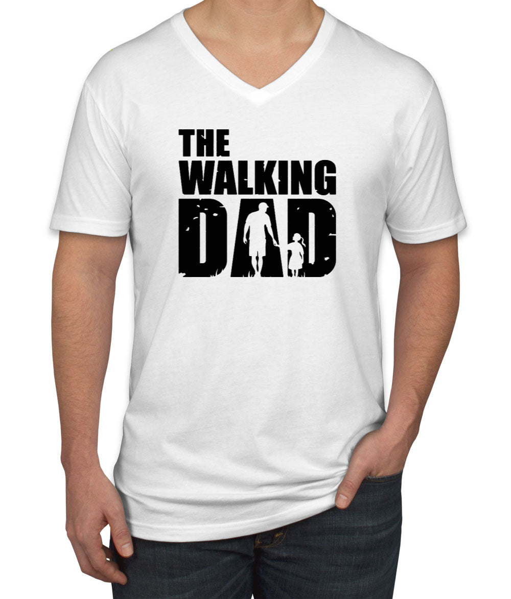 The Walking Dad Men's V Neck T-shirt