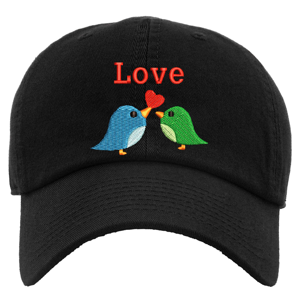 Love Birds Premium Baseball Cap