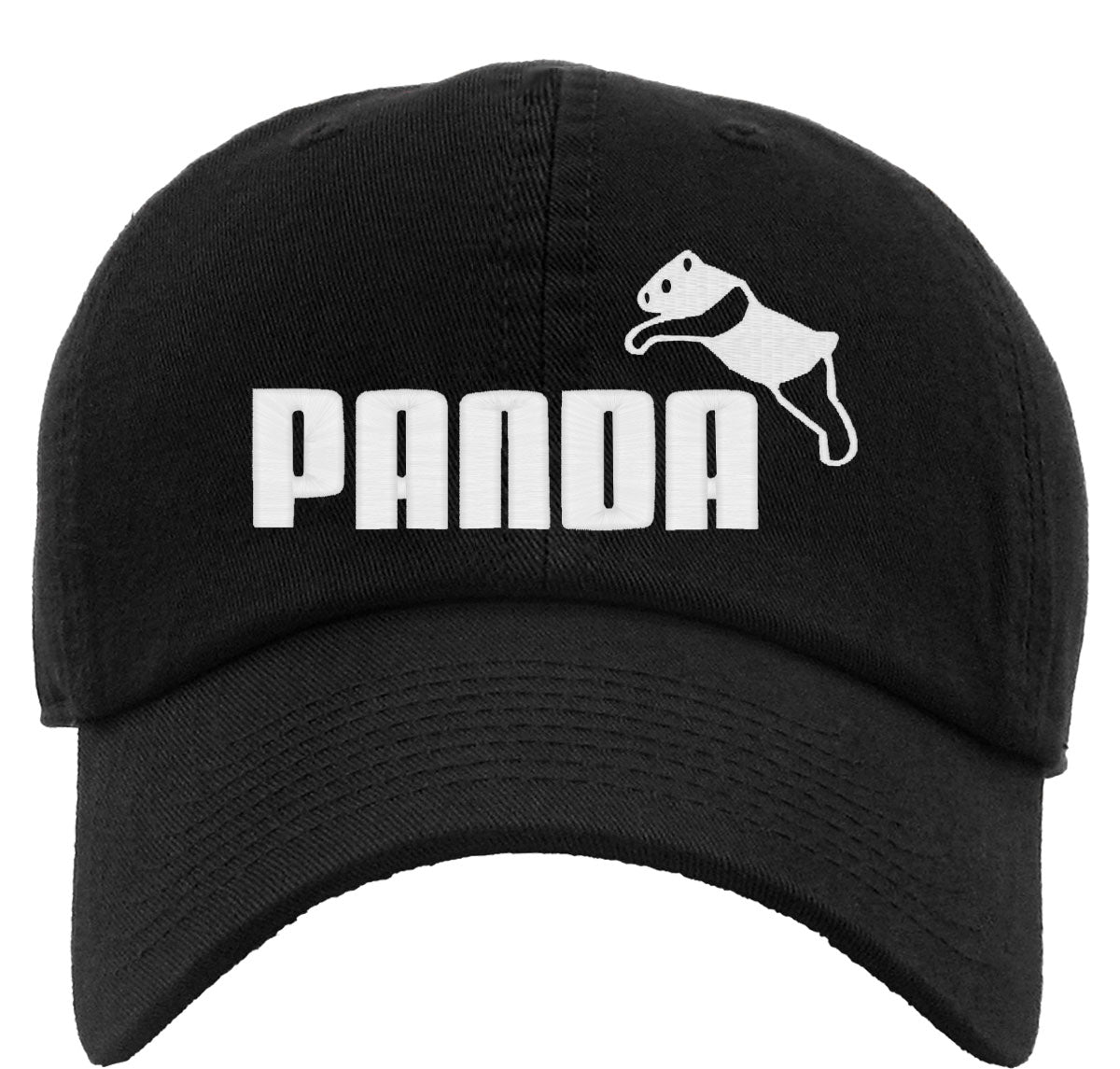 Panda Puma Funny Logo Premium Baseball Cap