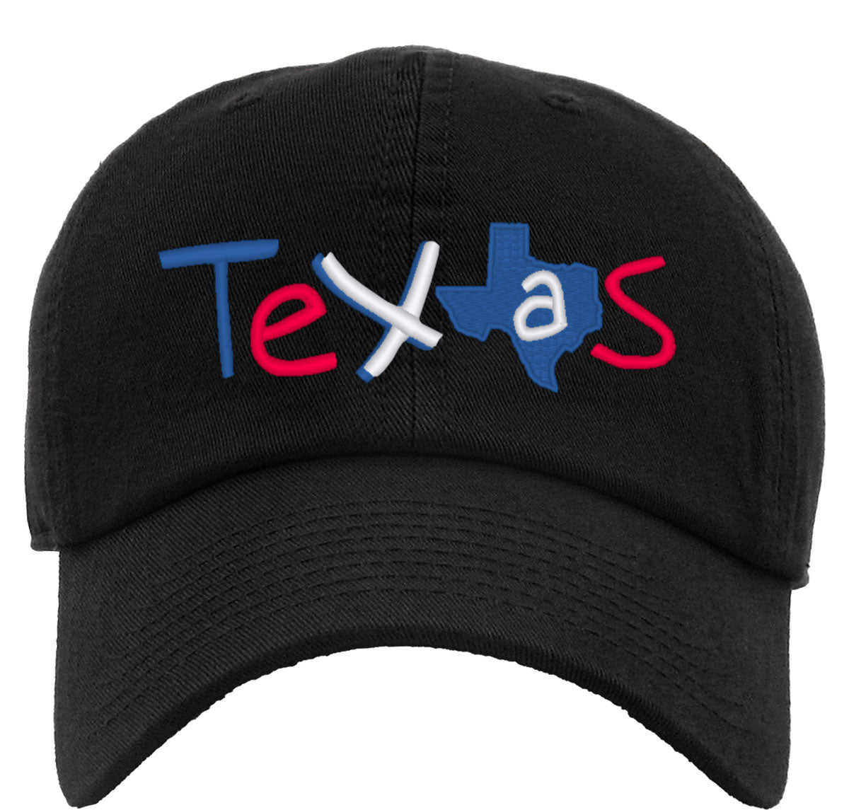 Texas State Map Premium Baseball Cap