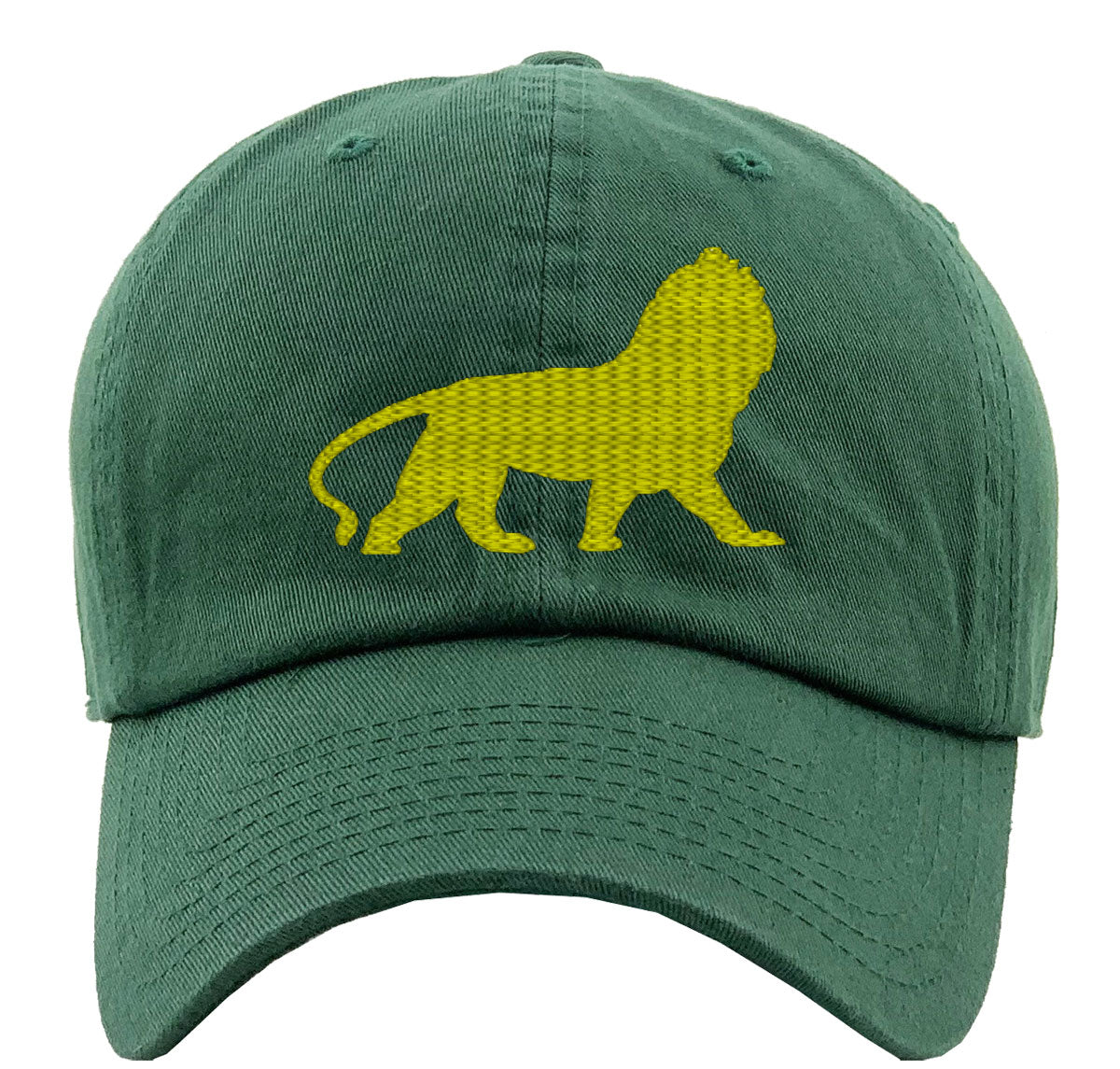 Lion Silhouette Premium Baseball Cap