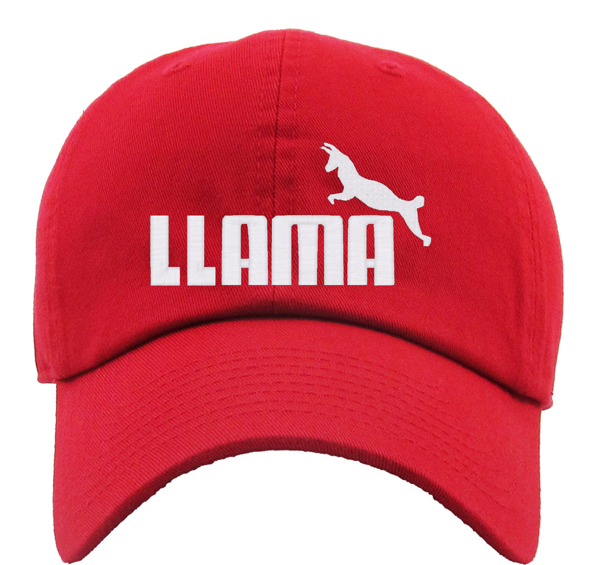 Llama Puma Funny Logo Premium Baseball Cap