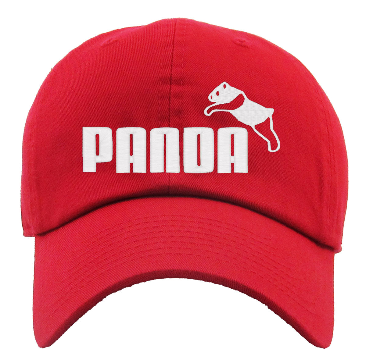 Panda Puma Funny Logo Premium Baseball Cap