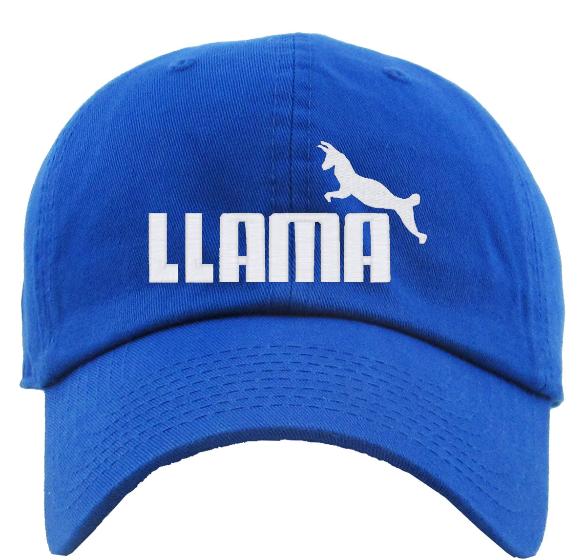 Llama Puma Funny Logo Premium Baseball Cap
