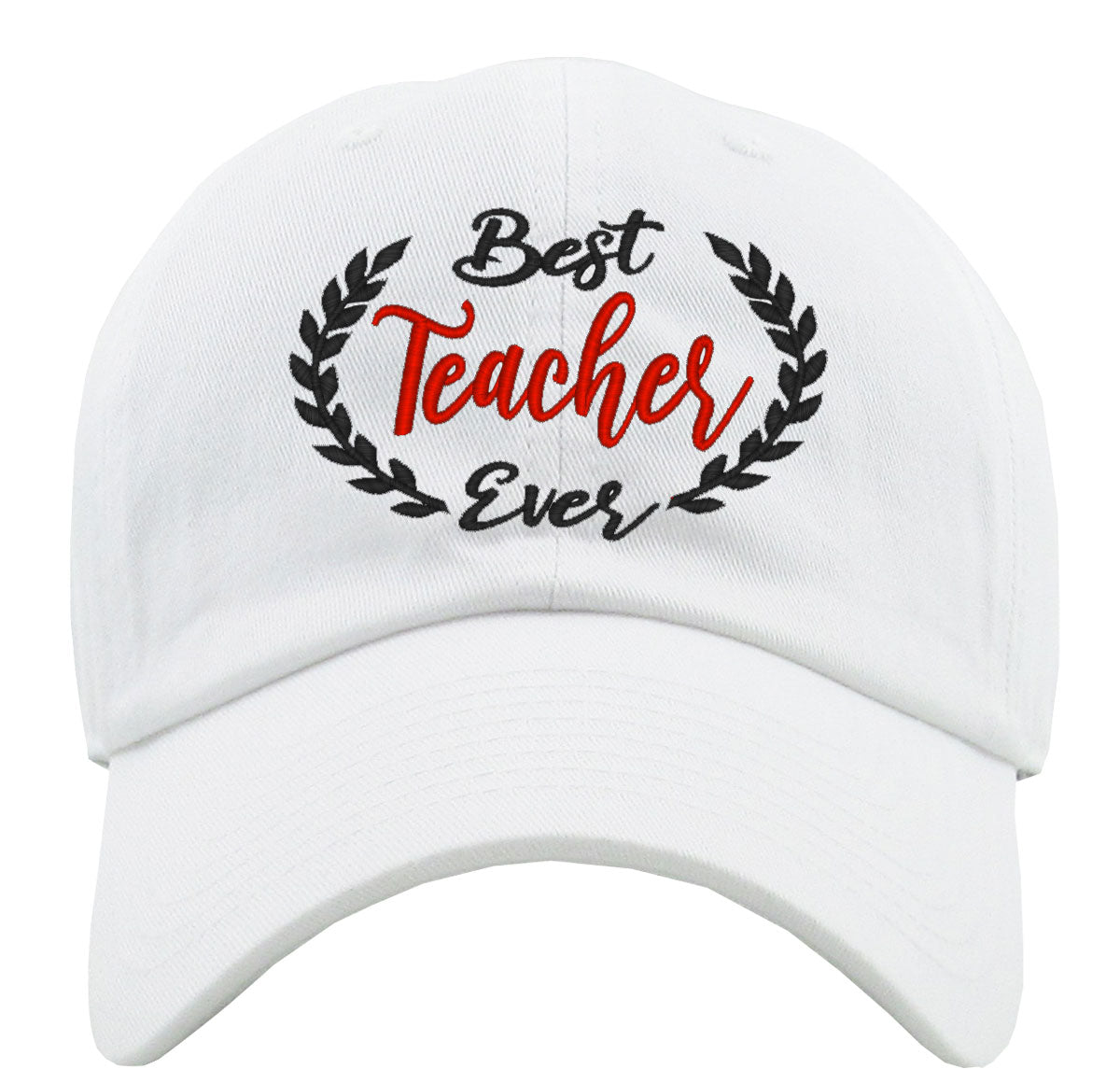 Best Teacher Ever Premium Baseball Cap