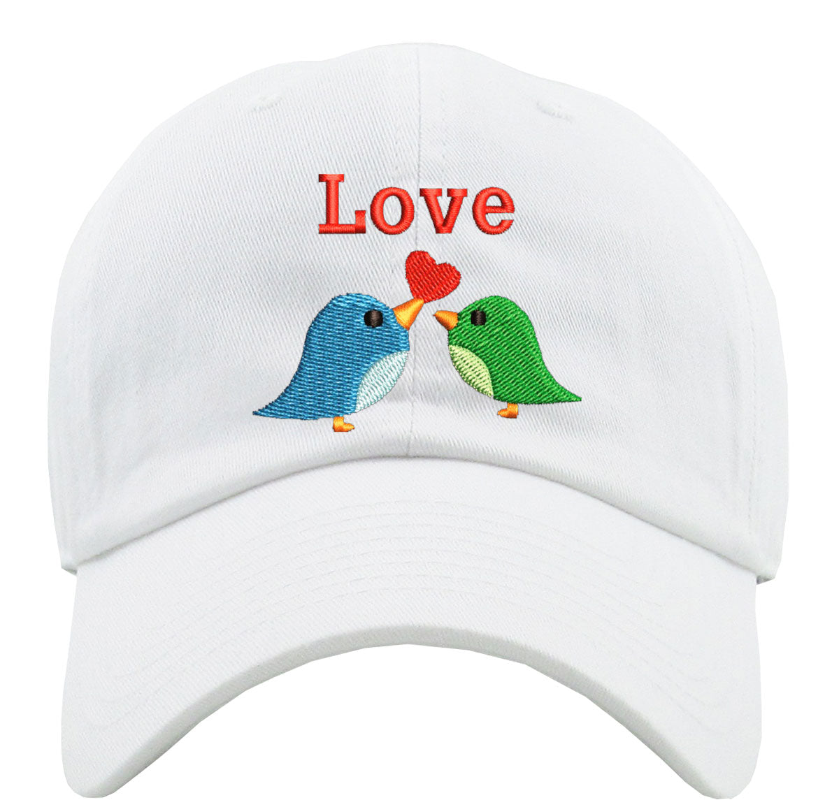 Love Birds Premium Baseball Cap