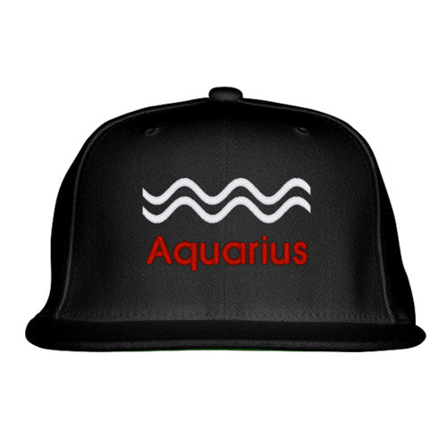 Aquarius Zodiac Sign Horoscope Astrology Snapback Hat