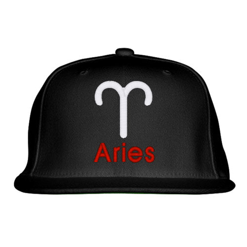 Aries Zodiac Sign Horoscope Astrology Snapback Hat