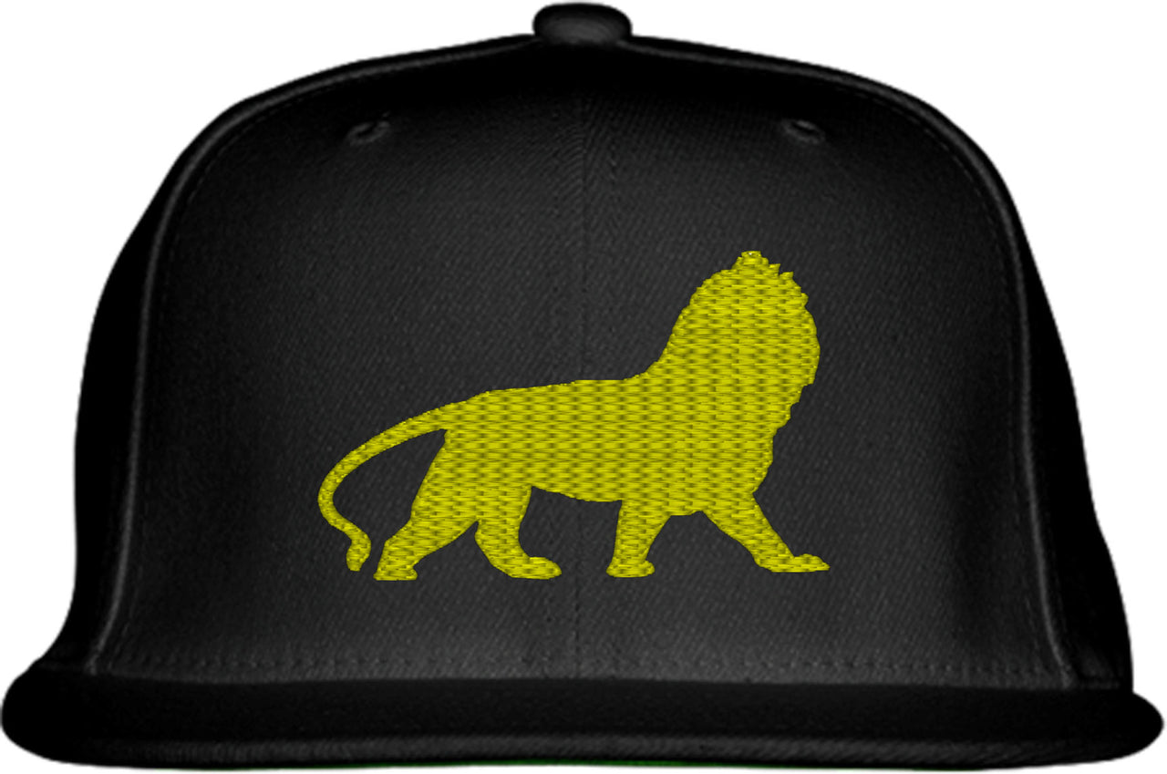 Lion Silhouette Snapback Hat