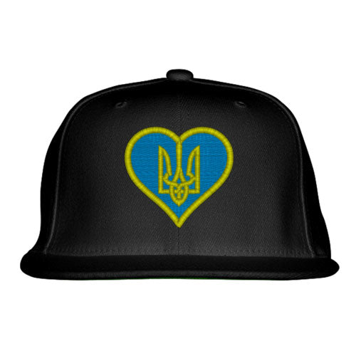 Ukrainian Heart Snapback Hat