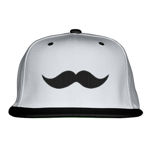 Mustache Snapback Hat